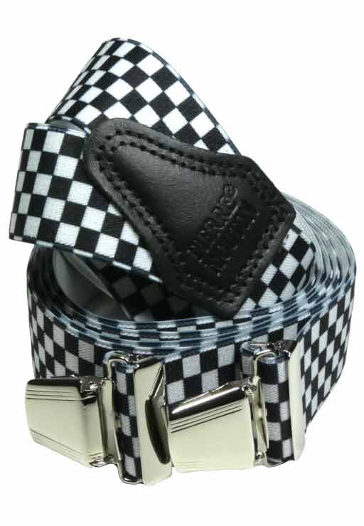 Race vlag bretel met zwart wit patroon voor de echte race liefhebbers