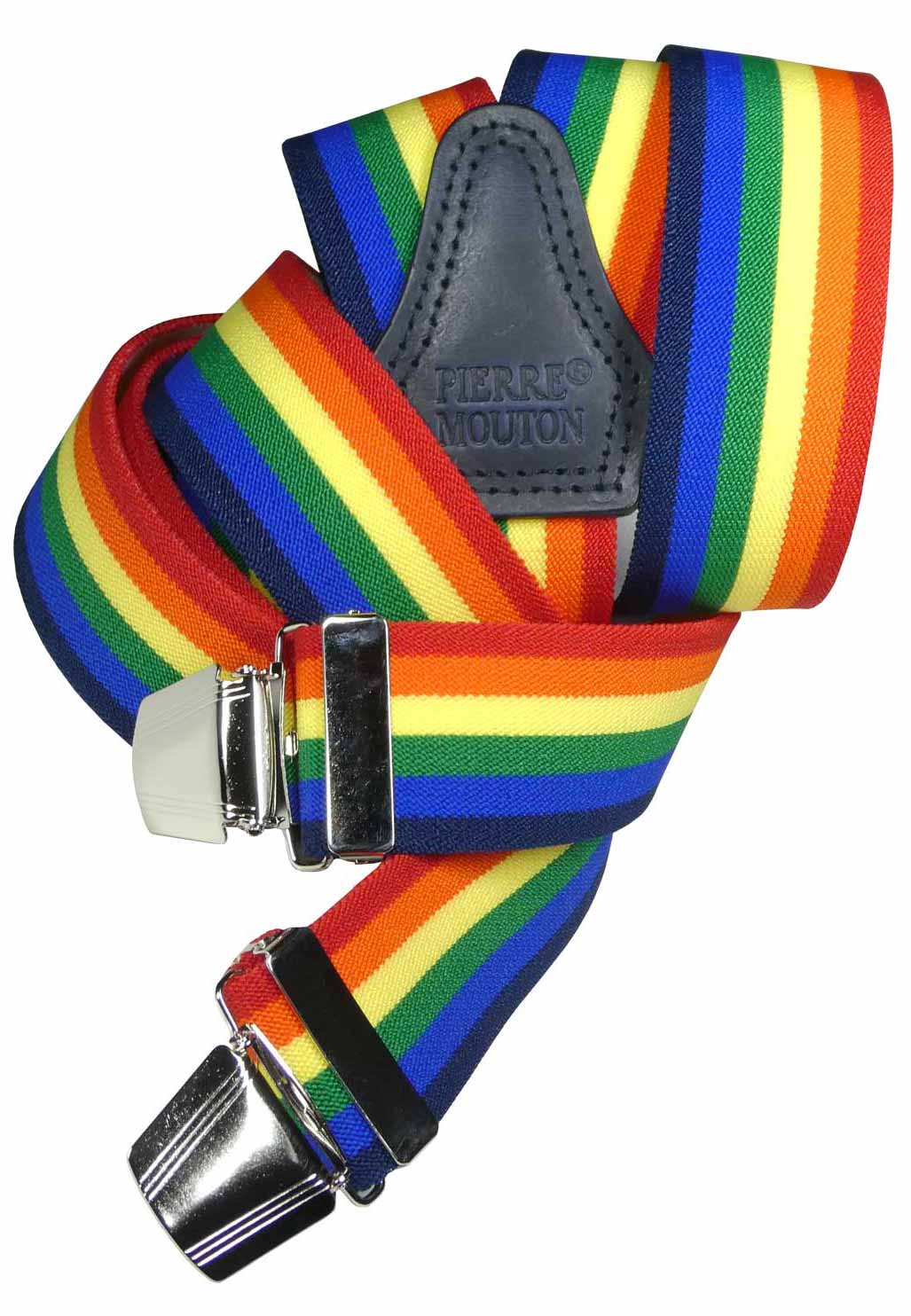 Pierre Mouton loves all! Prachtige sterke regenboog bretel