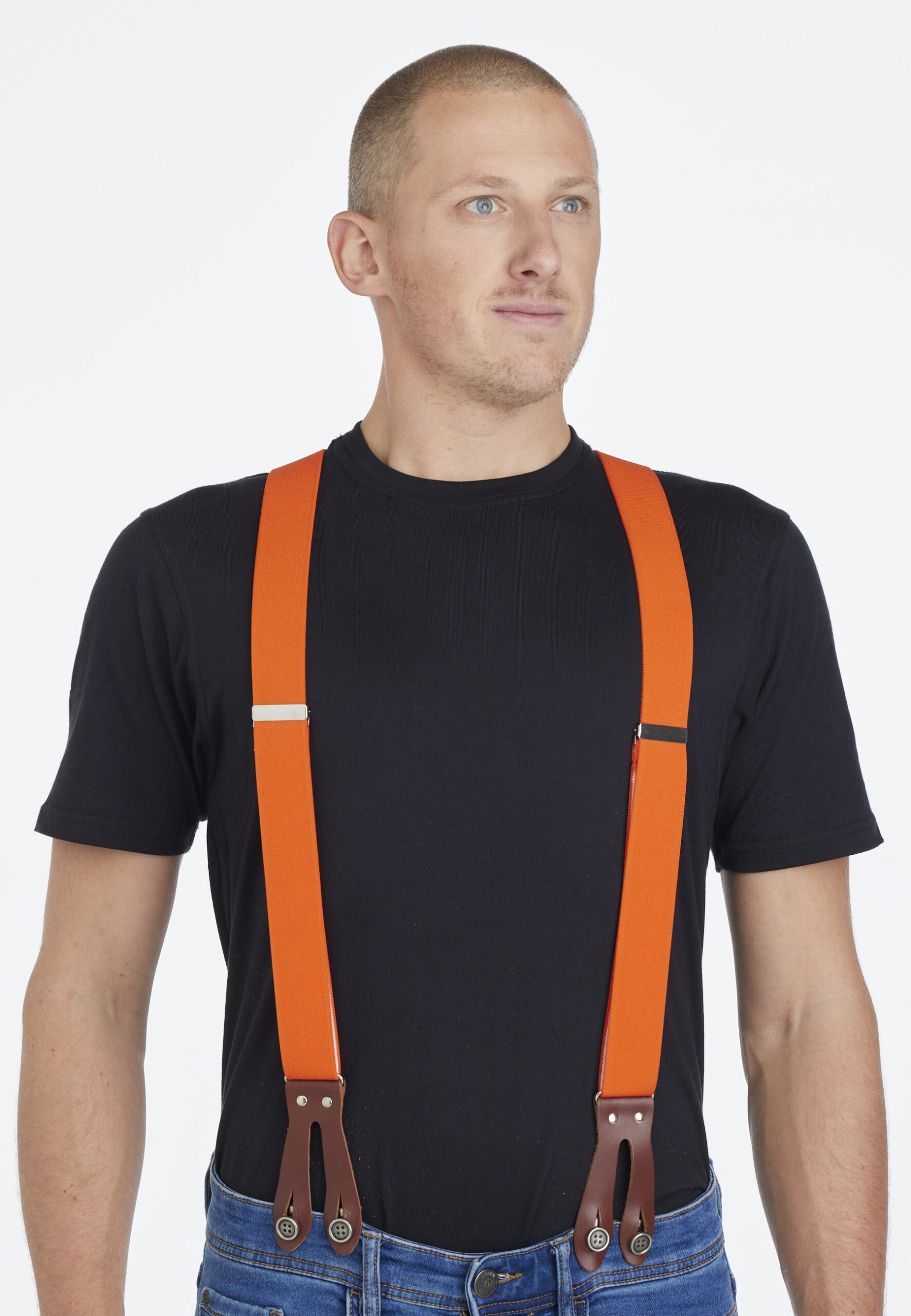 Sterke bretel met Leertjes