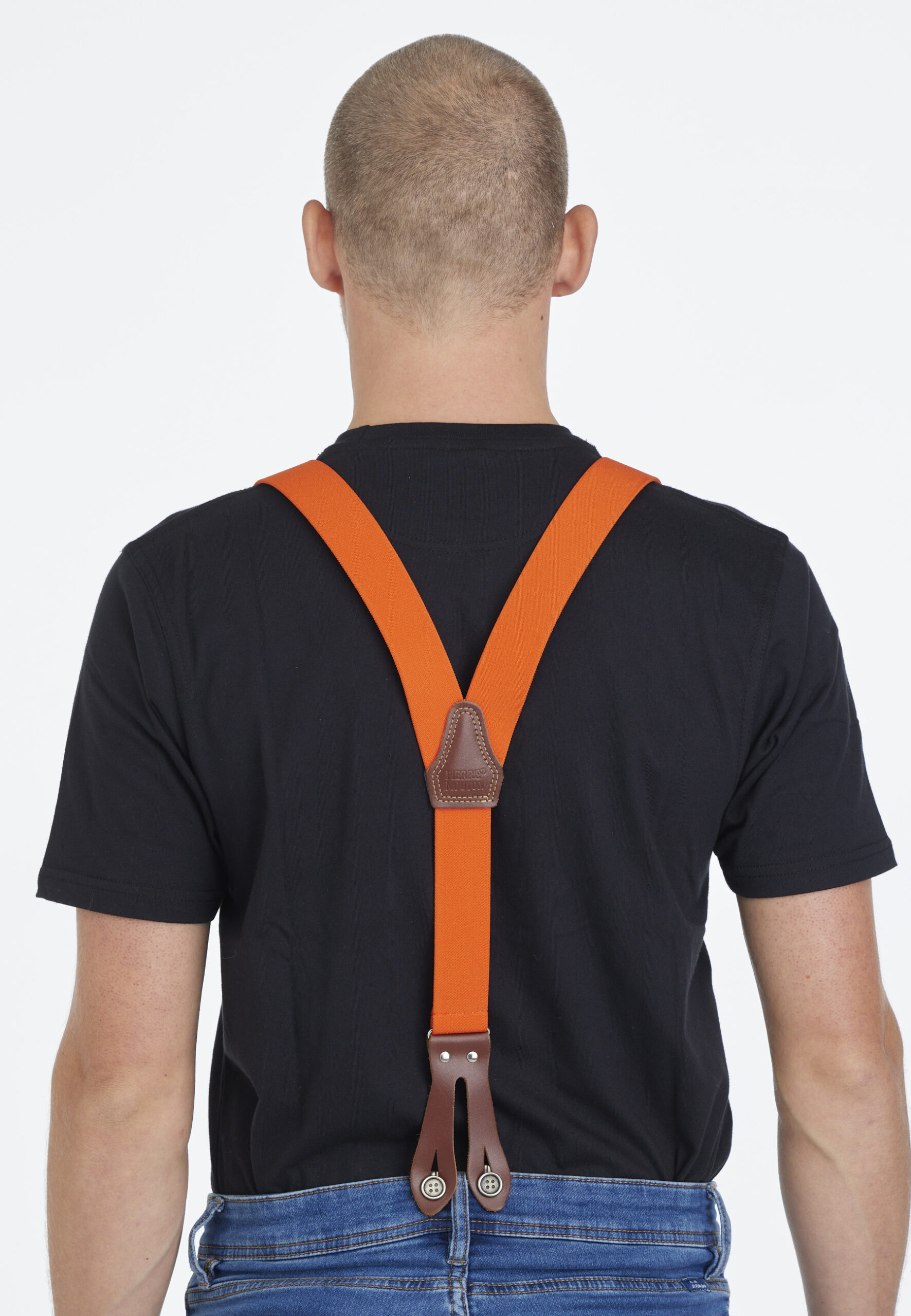 Sterke bretel met Leertjes