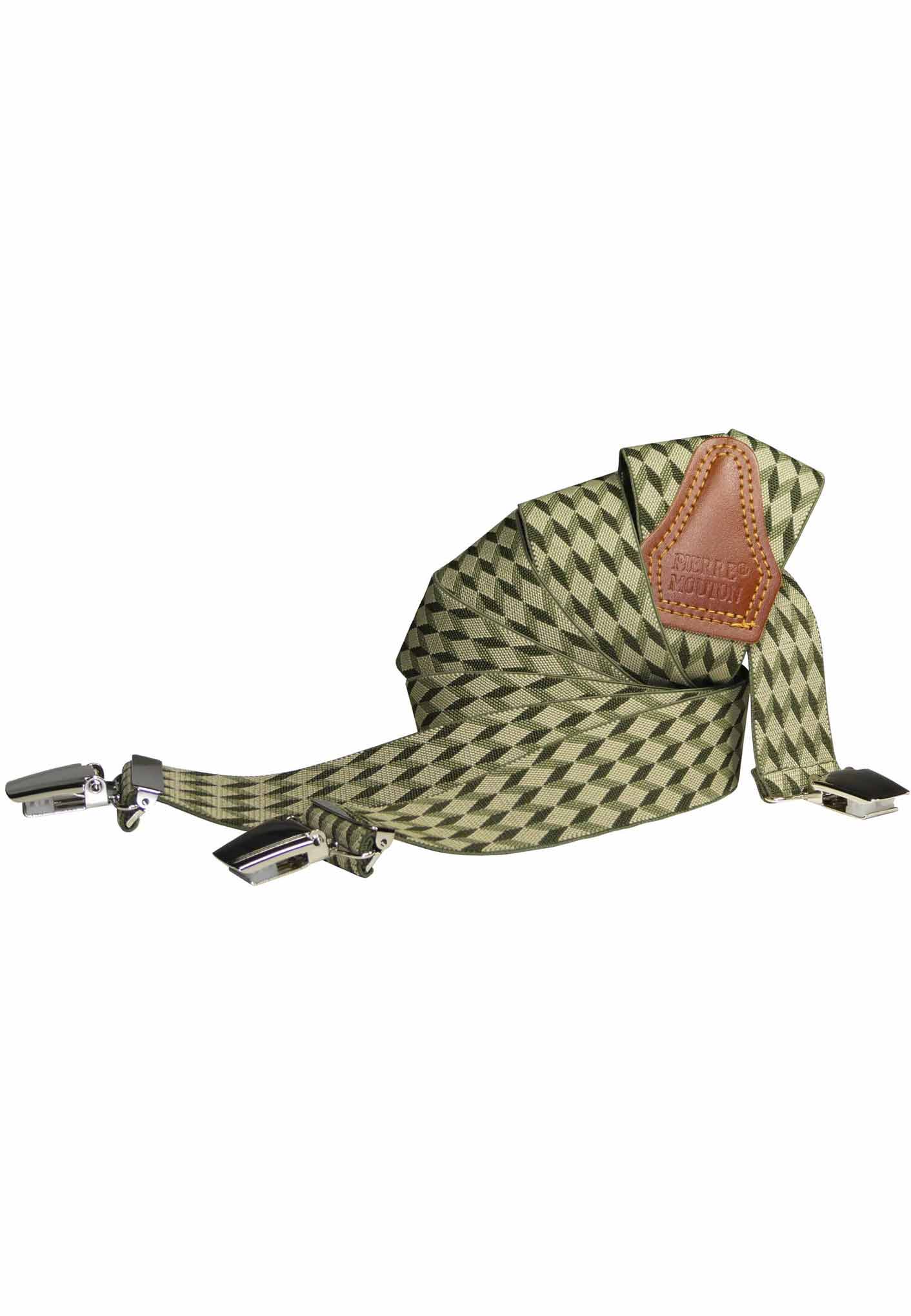 Bretel Escher groen met een kunstig motief