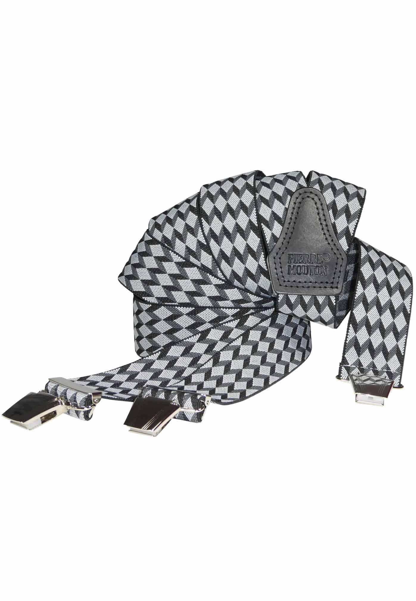 Escher Bretel Zwart met sterke clips