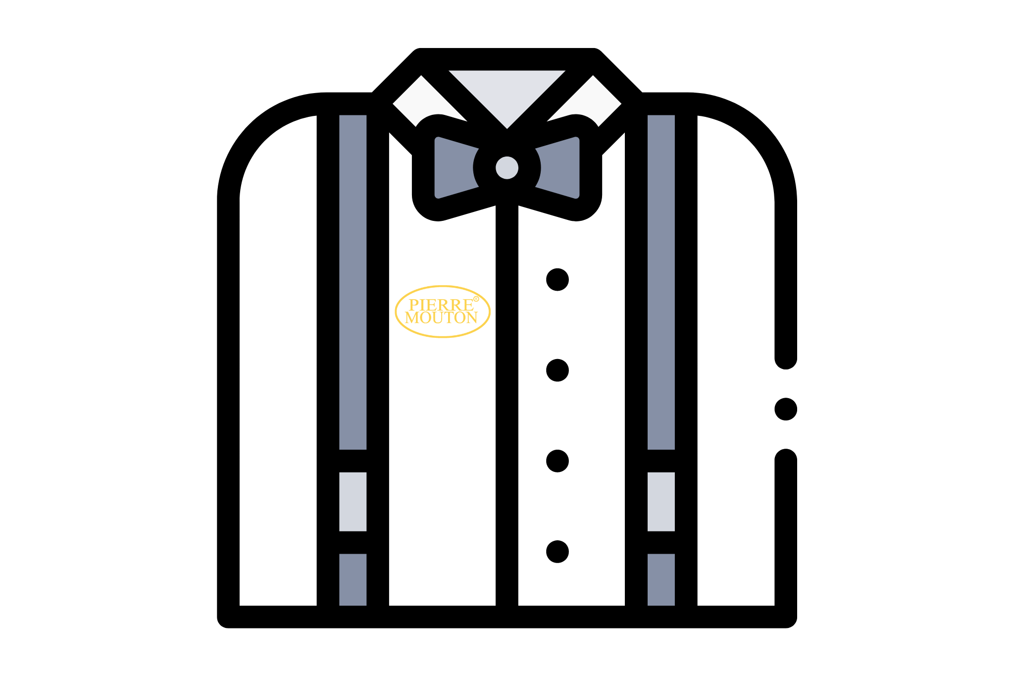 Pierre Mouton bretels met sterke clips